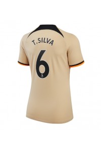 Chelsea Thiago Silva #6 Voetbaltruitje 3e tenue Dames 2022-23 Korte Mouw